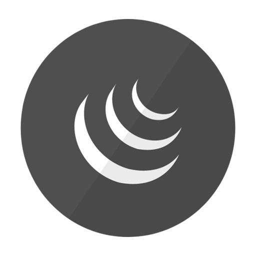 html icon black and withe